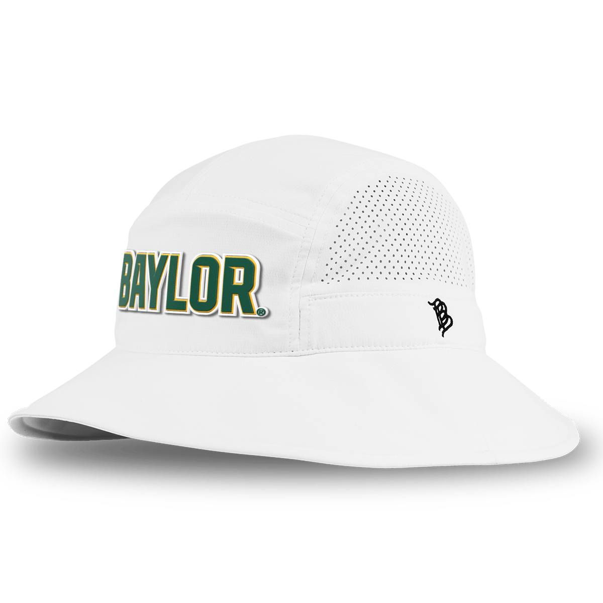 Baylor University "Baylor Block" DualActive™ Performance Bucket Hat White