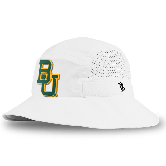 Baylor University "Baylor Team Logo" DualActive™ Performance Bucket Hat White