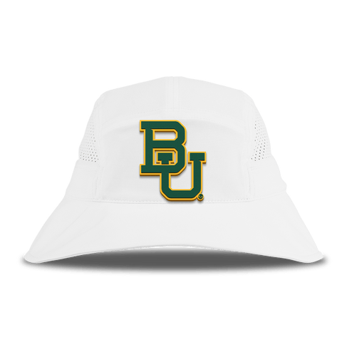 Baylor University "Baylor Team Logo" DualActive™ Performance Bucket Hat White