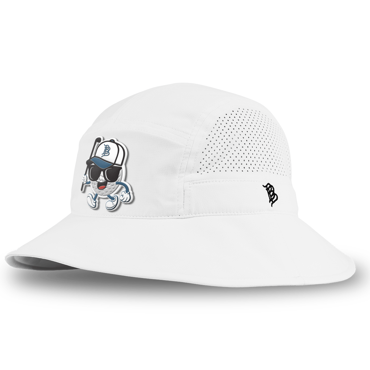 Bump 'n Run DualActive™ Performance Bucket Hat White
