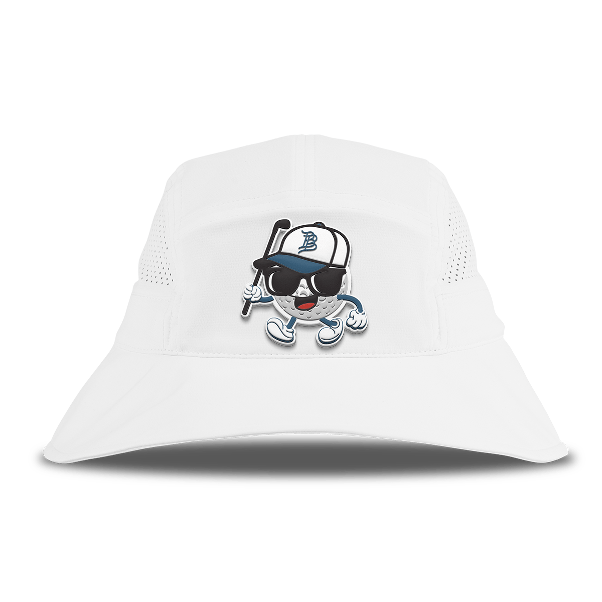 Bump 'n Run DualActive™ Performance Bucket Hat White