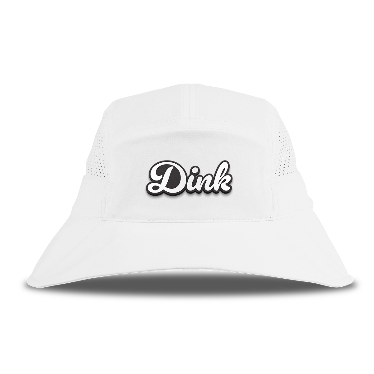 Dink Script DualActive™ Performance Bucket Hat White