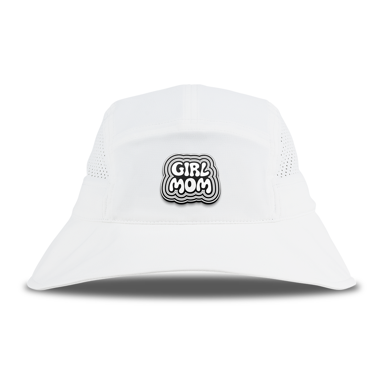Girl Mom DualActive™ Performance Bucket Hat White