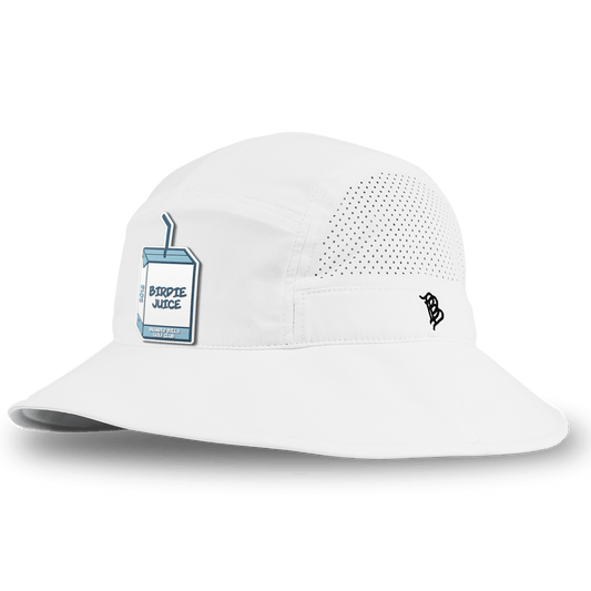 Juice Box DualActive™ Performance Bucket Hat White