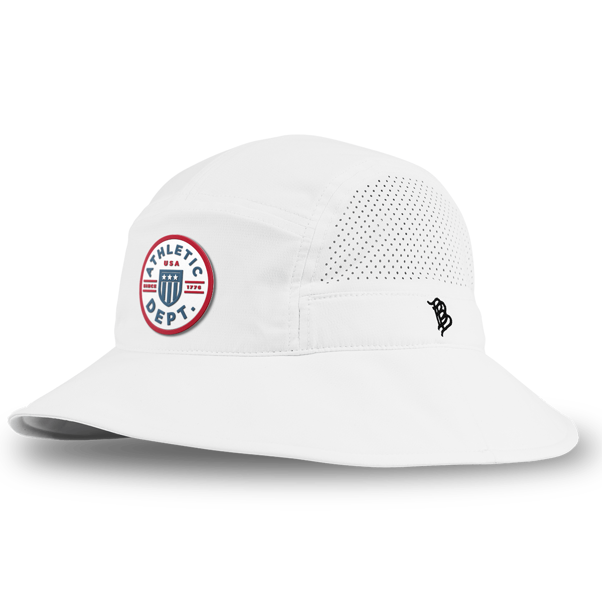 Liberty Letterman DualActive™ Performance Bucket Hat White