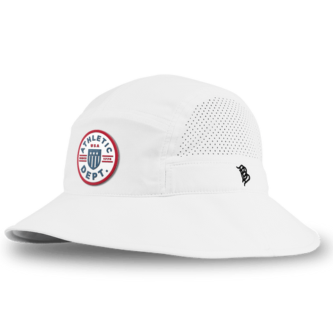 Liberty Letterman DualActive™ Performance Bucket Hat White