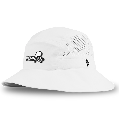 Paddle Up DualActive™ Performance Bucket Hat White