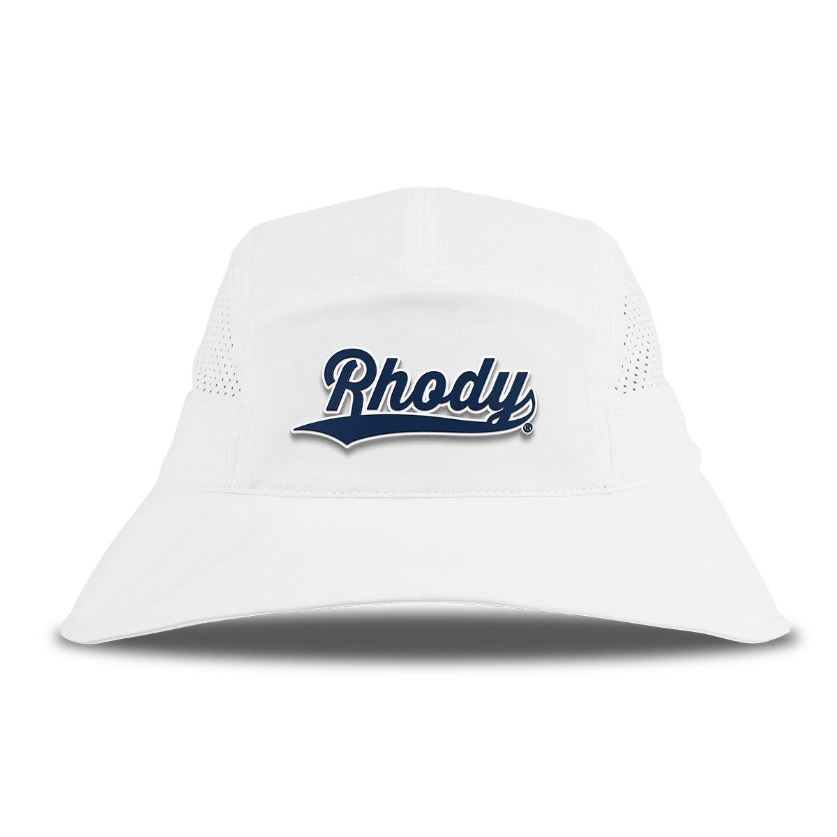 University of Rhode Island "Rhody Script" DualActive™ Performance Bucket Hat White