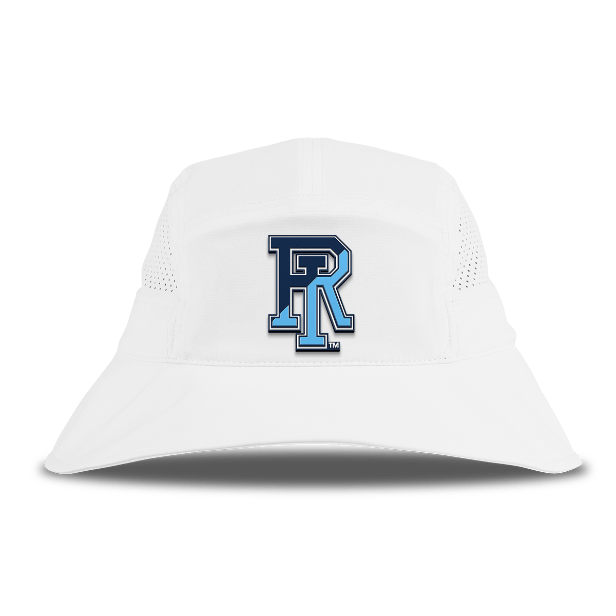 University of Rhode Island "URI Team Logo" DualActive™ Performance Bucket Hat White