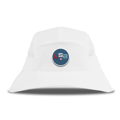 USA 250 DualActive™ Performance Bucket Hat White
