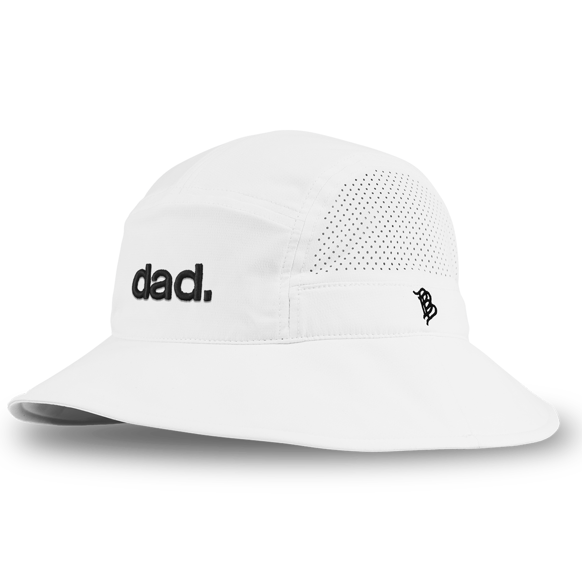 dad. DualActive™ Performance Bucket Hat White