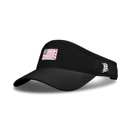 Hailey Ostrom "All American Golf Club" DualActive™ Performance Visor Black