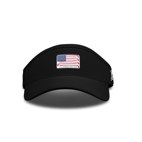 Hailey Ostrom "All American Golf Club" DualActive™ Performance Visor Black