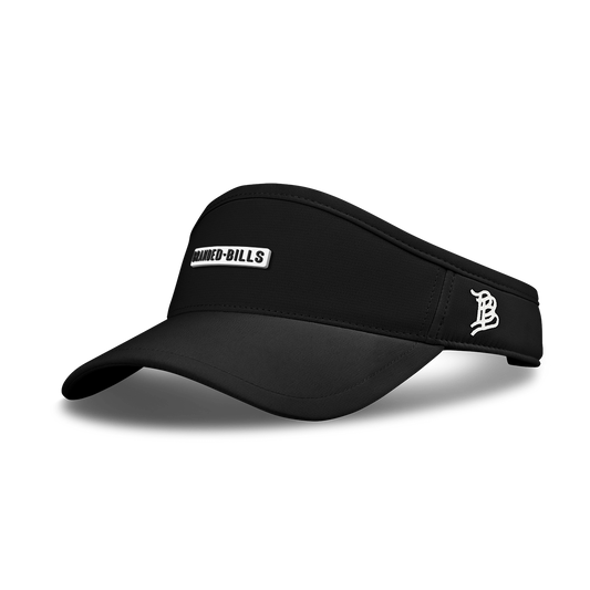 BB Stretch PVC DualActive™ Performance Visor Black