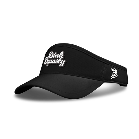 Dink Dynasty Script DualActive™ Performance Visor Black
