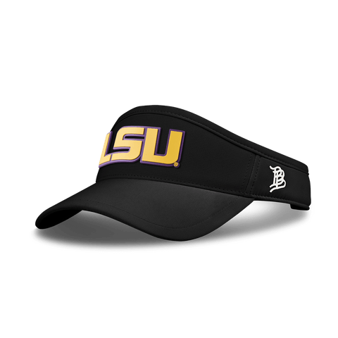 Louisiana State University "LSU Gold Block" DualActive™ Performance Visor Black