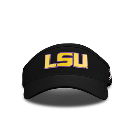 Louisiana State University "LSU Gold Block" DualActive™ Performance Visor Black
