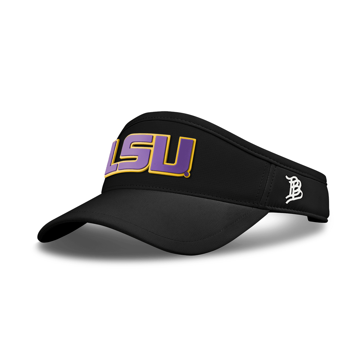 Louisiana State University "LSU Purple Block" DualActive™ Performance Visor Black