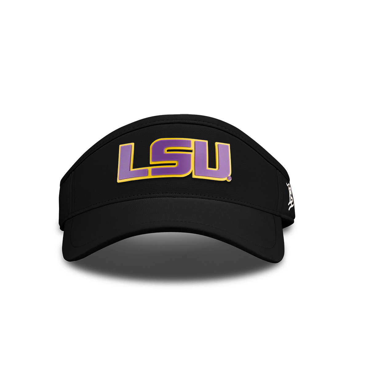 Louisiana State University "LSU Purple Block" DualActive™ Performance Visor Black