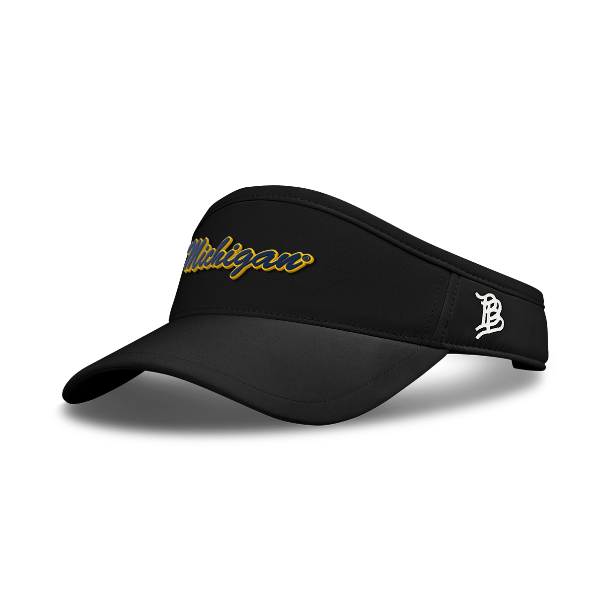University of Michigan "Michigan Script" DualActive™ Performance Visor Black
