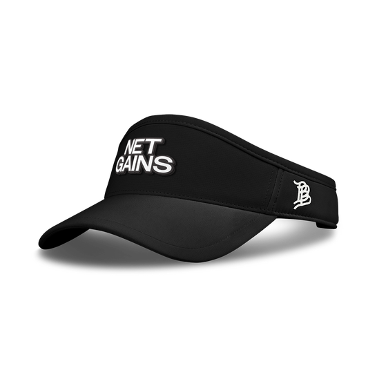 Net Gains DualActive™ Performance Visor Black