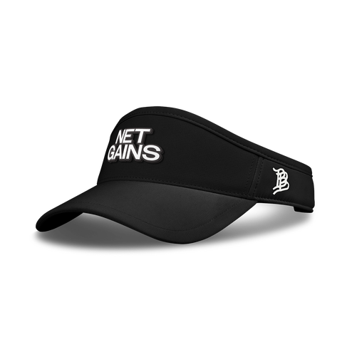 Net Gains DualActive™ Performance Visor Black