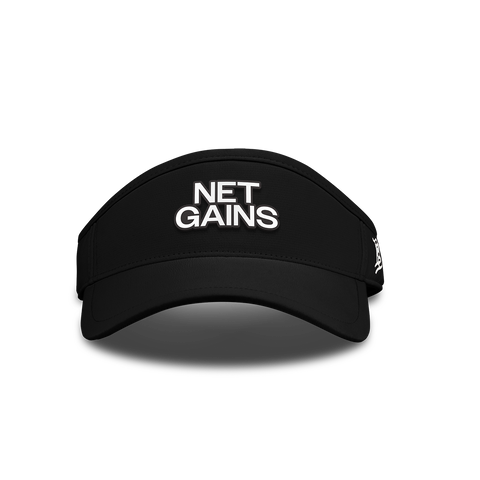 Net Gains DualActive™ Performance Visor Black