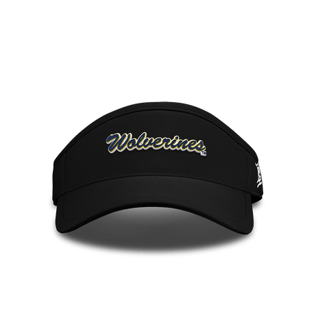 University of Michigan "Wolverines Script" DualActive™ Performance Visor Black