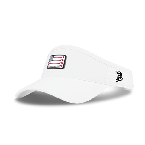 Hailey Ostrom "All American Golf Club" DualActive™ Performance Visor White