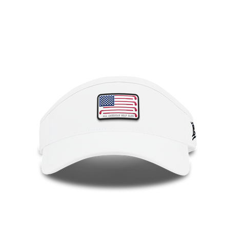 Hailey Ostrom "All American Golf Club" DualActive™ Performance Visor White