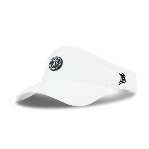 BB Premium Purpose PVC DualActive™ Performance Visor White