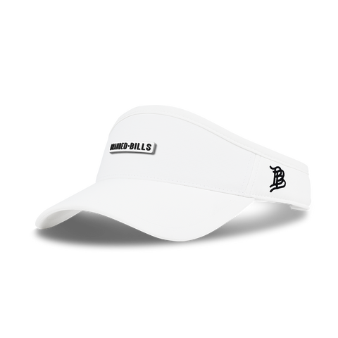 BB Stretch PVC DualActive™ Performance Visor White