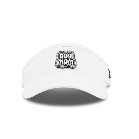 Boy Mom DualActive™ Performance Visor White