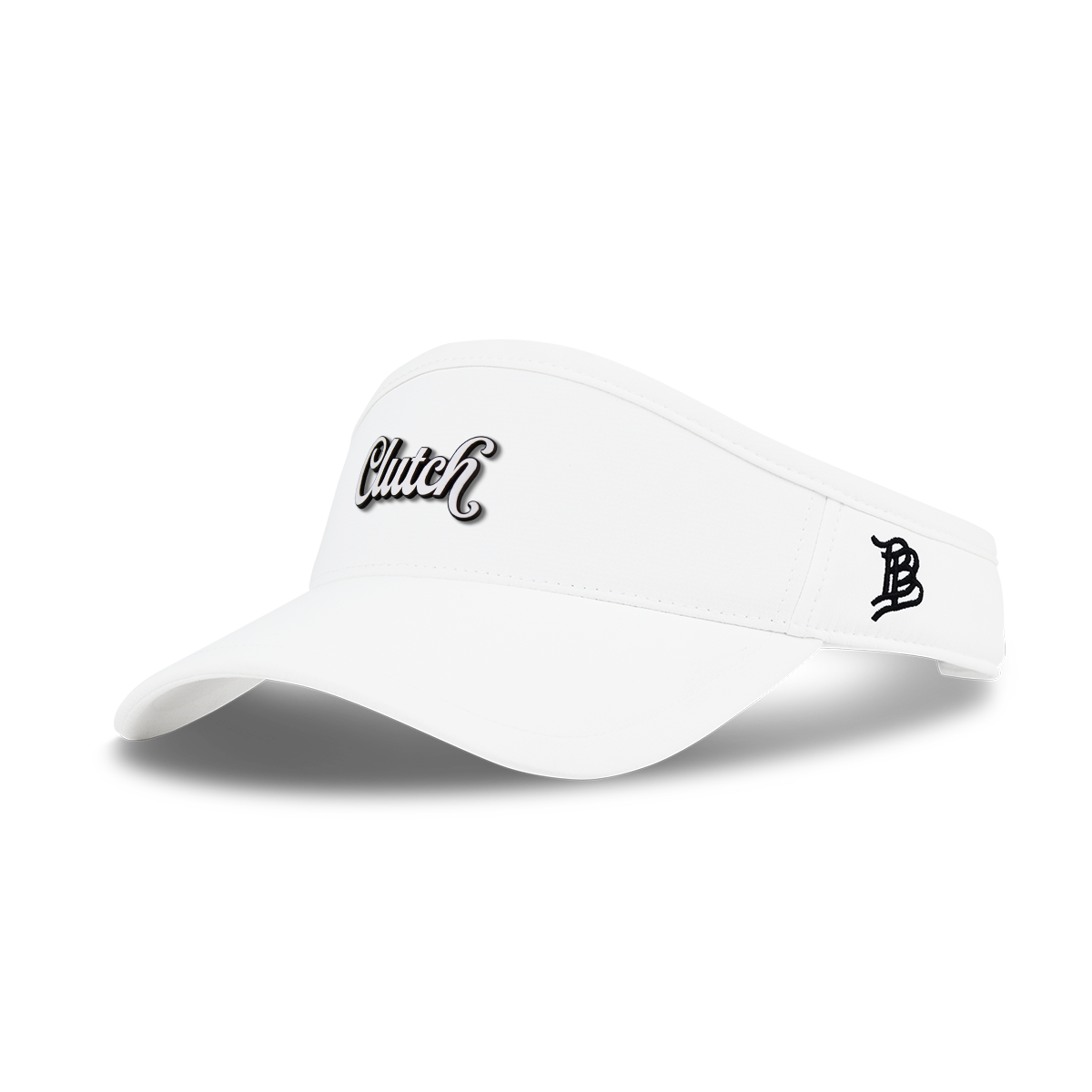 Clutch Script DualActive™ Performance Visor White
