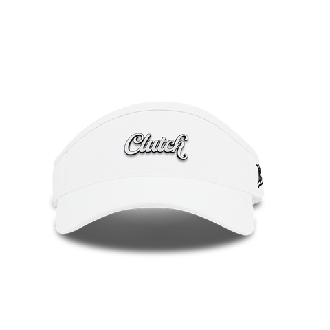 Clutch Script DualActive™ Performance Visor White