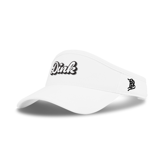 Dink Script DualActive™ Performance Visor White