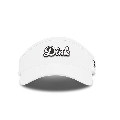 Dink Script DualActive™ Performance Visor White