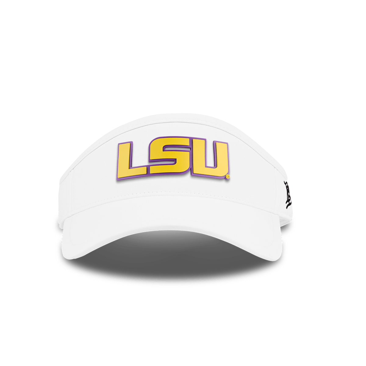 Louisiana State University "LSU Gold Block" DualActive™ Performance Visor White