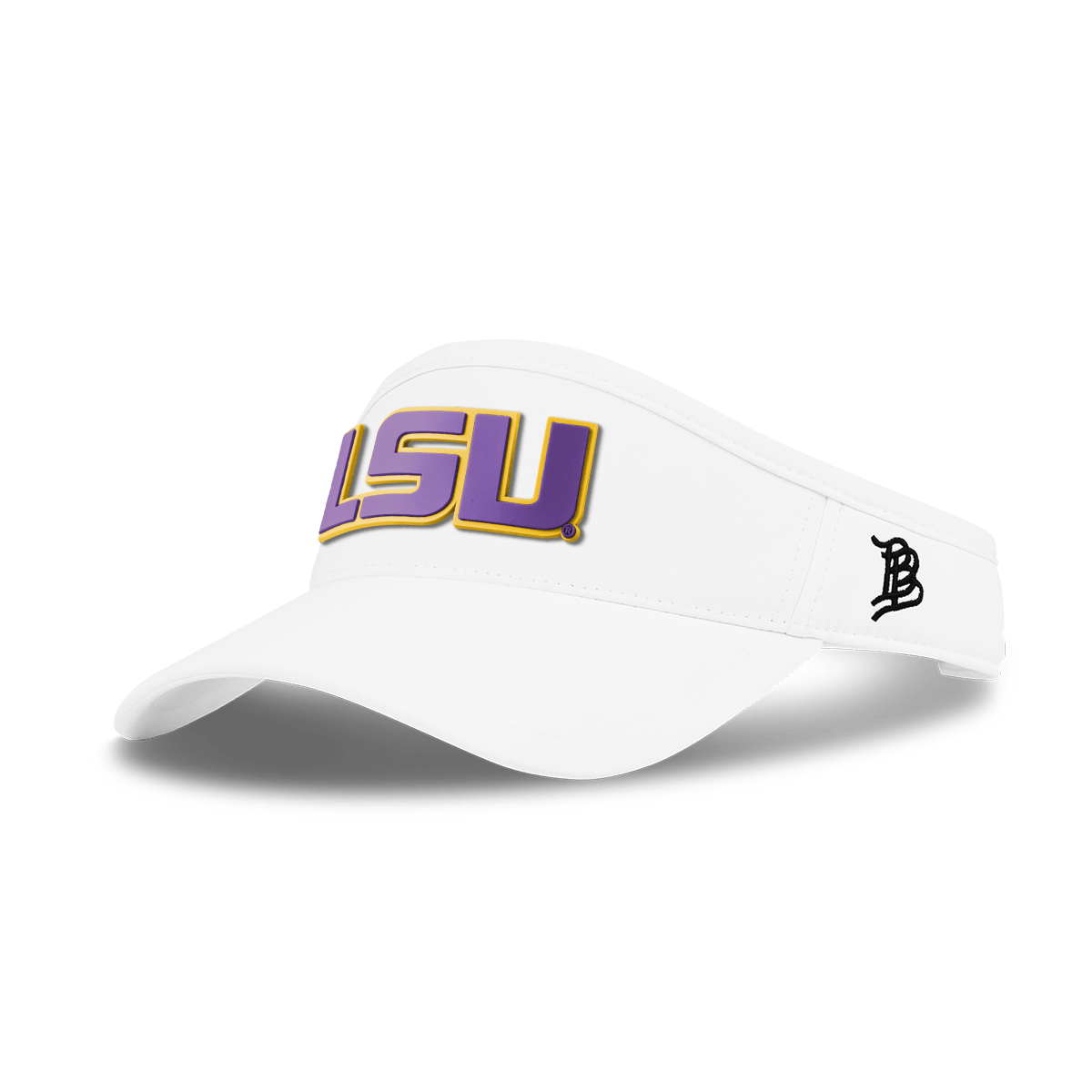 Louisiana State University "LSU Purple Block" DualActive™ Performance Visor White