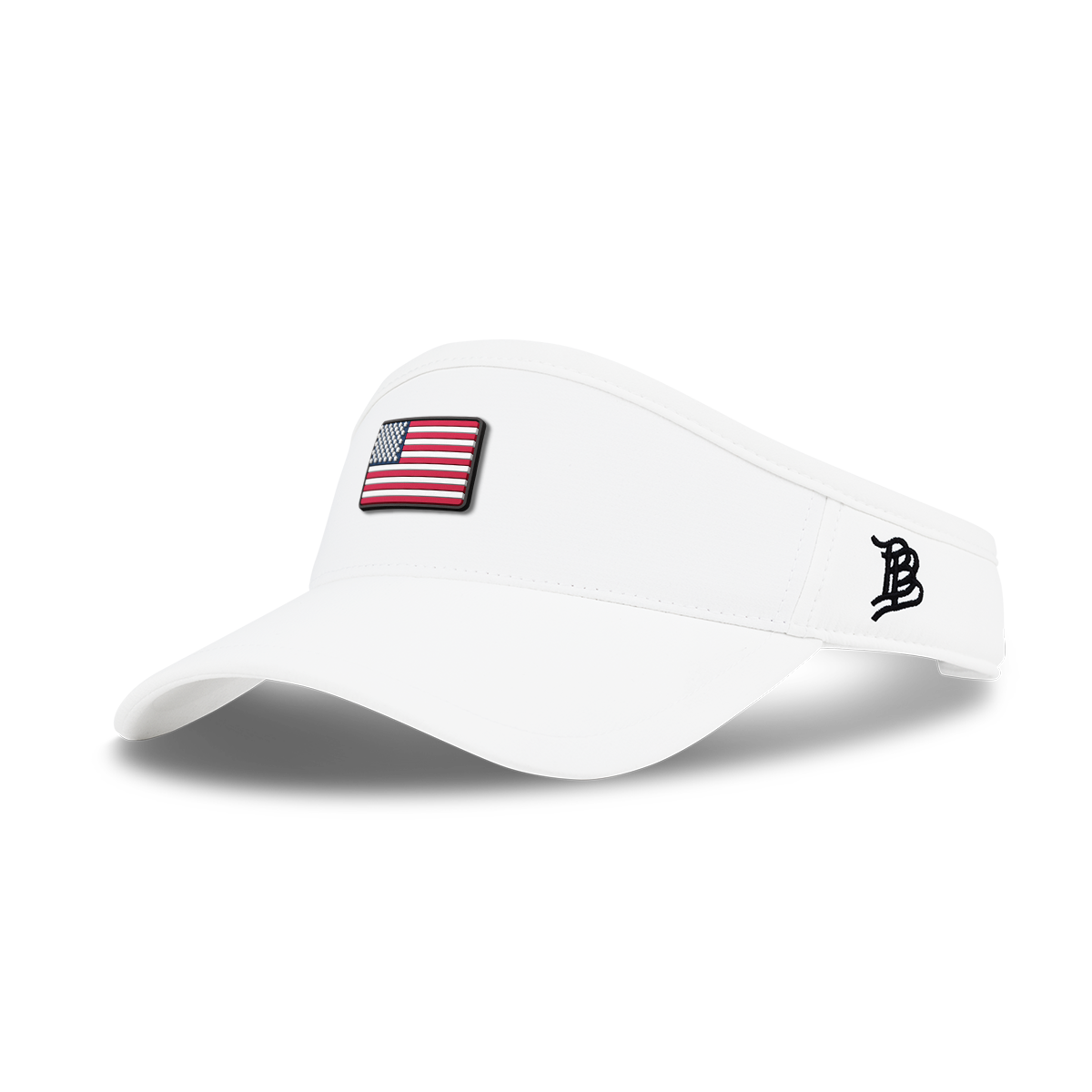 Mini Old Glory DualActive™ Performance Visor White