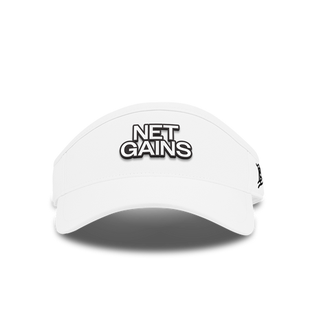 Net Gains DualActive™ Performance Visor White