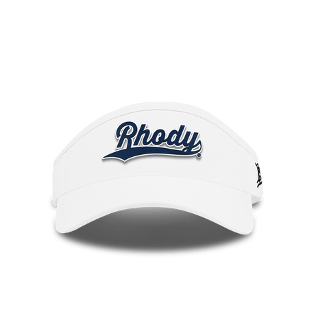 University of Rhode Island "Rhody Script" DualActive™ Performance Visor White