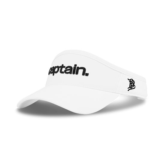 captain. DualActive™ Performance Visor White