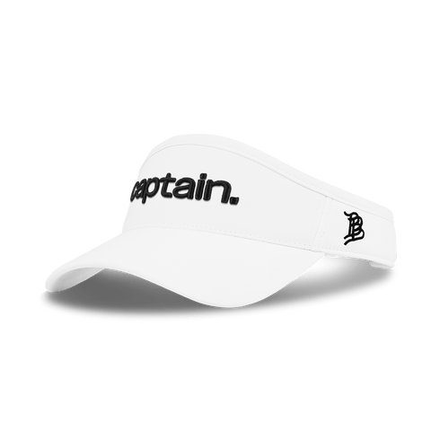 captain. DualActive™ Performance Visor White