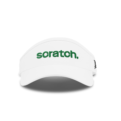 scratch. DualActive™ Performance Visor /White