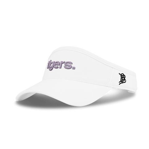 Louisiana State University "tigers." DualActive™ Performance Visor White
