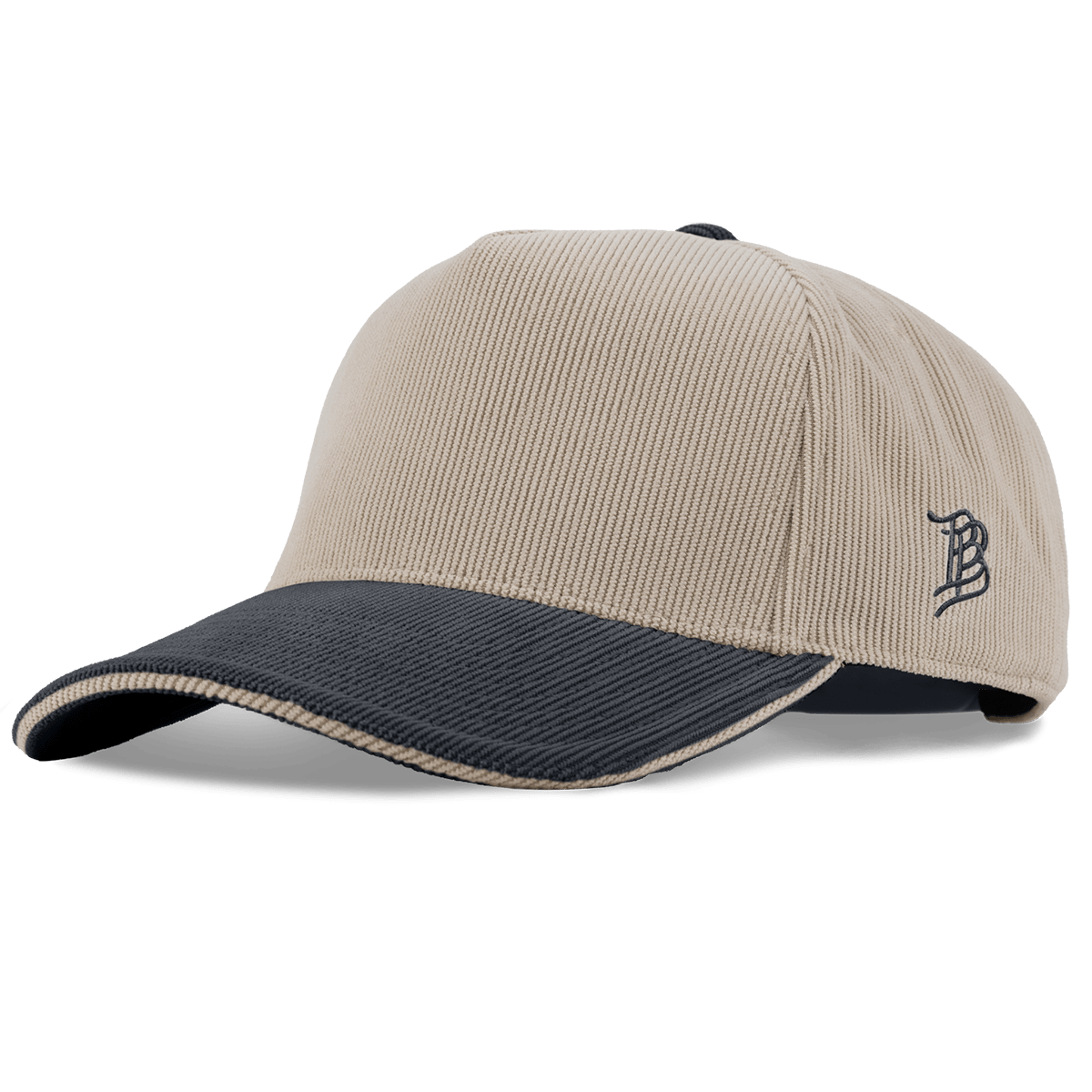 Bare Curved 5 Panel Corduroy Dark Beige/Dark Harbor