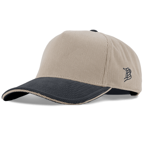 Bare Curved 5 Panel Corduroy Dark Beige/Dark Harbor