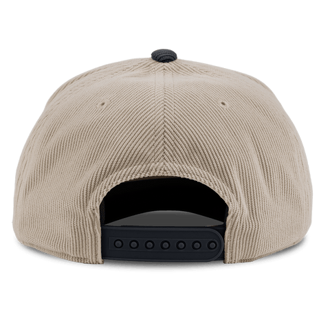 Bare Curved 5 Panel Corduroy Dark Beige/Dark Harbor