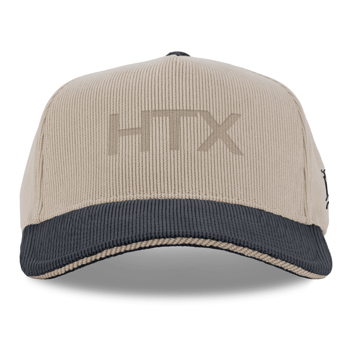 City Wide Houston Curved 5 Panel Corduroy Dark Beige/Dark Harbor